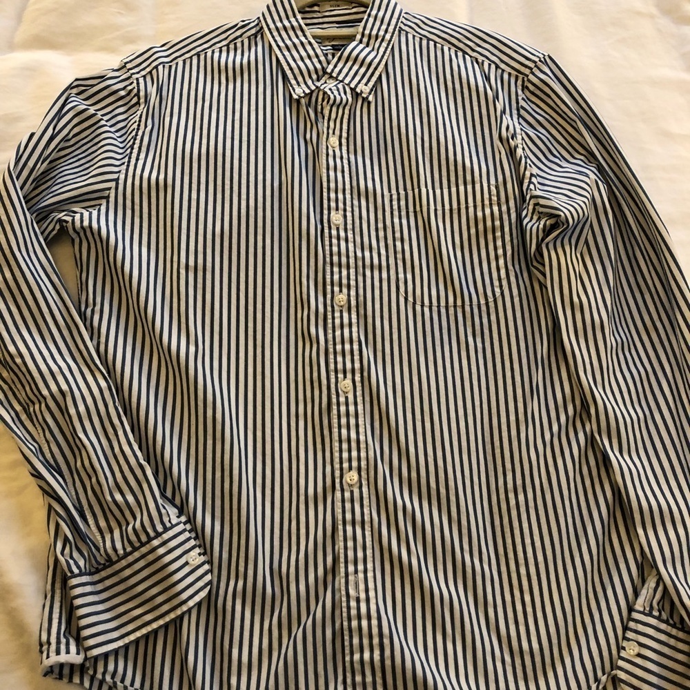 J. Crew Striped Long Sleeve Button Down